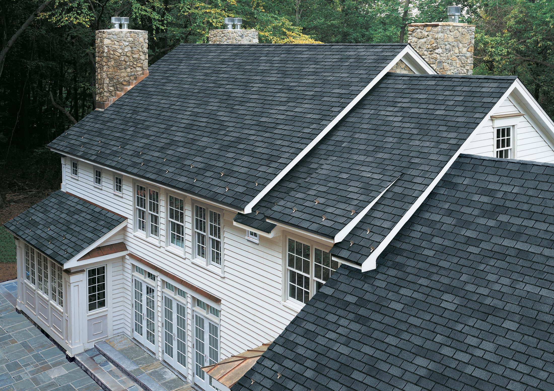 Storm damaged roof in Belleville Illinois and St louis Missouri